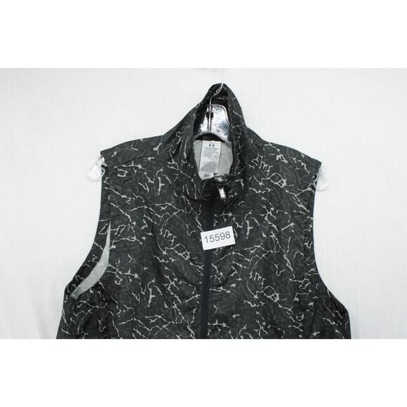 Under Armour Storm 1 Vest Women XL Camo Full Zip Running Reflective Windbreaker - Picture 8 of 8